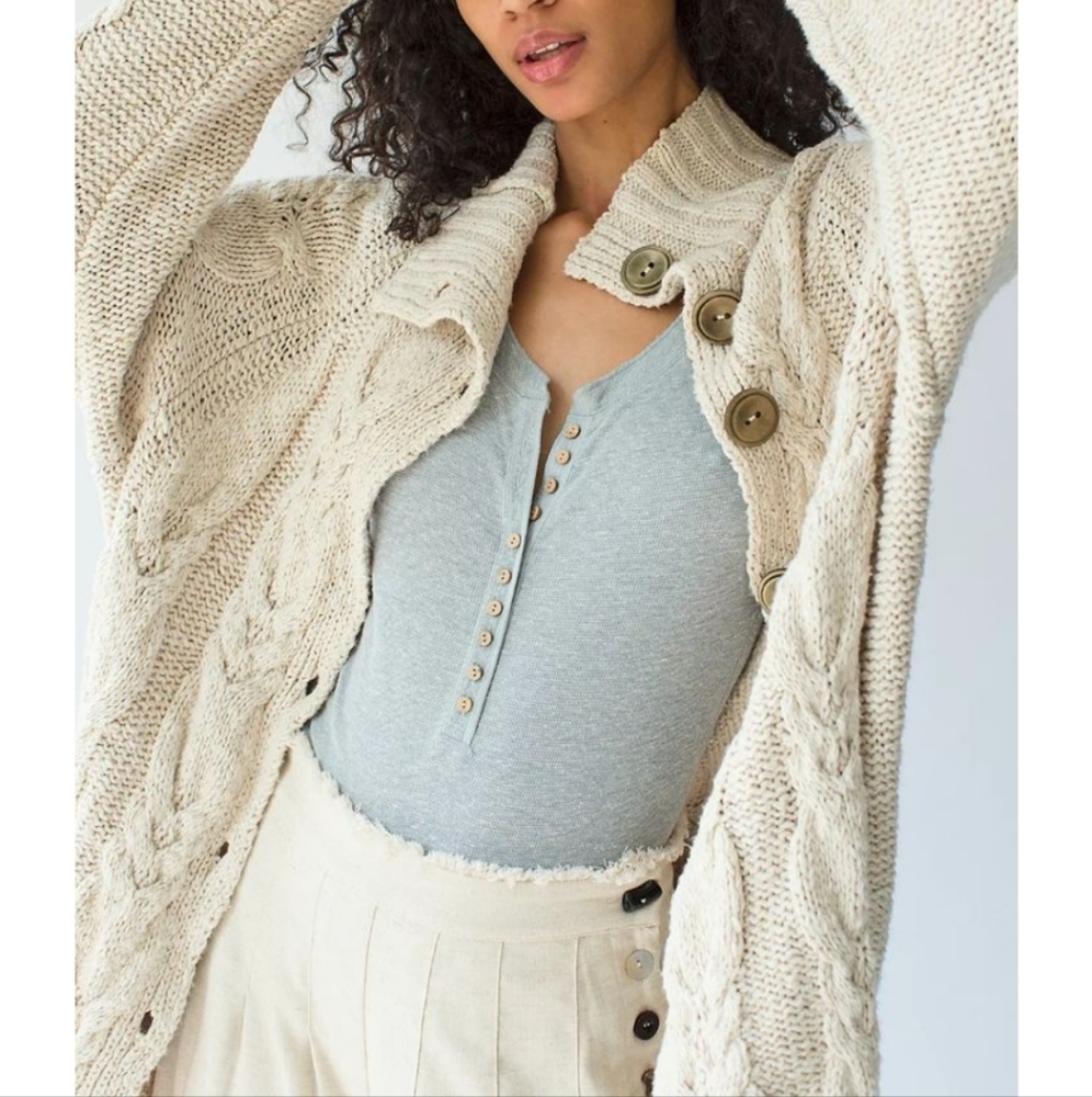 Free People Expresso Cardigan